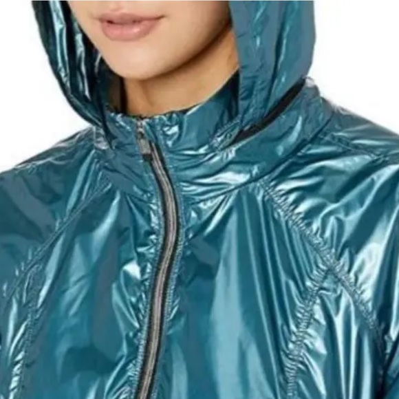 NWT Calvin Klein Performance Nylon Hooded Hoodie Jacket - Sz L - Picture 3 of 10